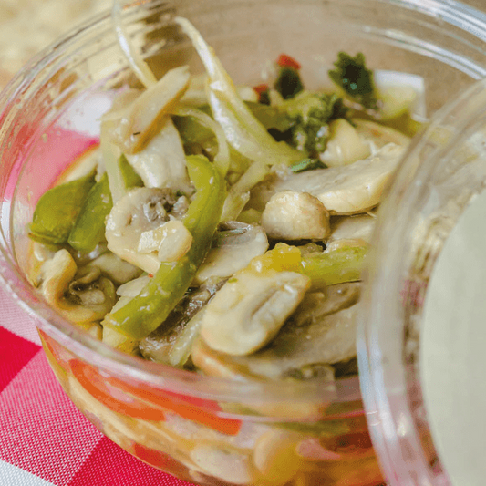 Ceviche de hongos